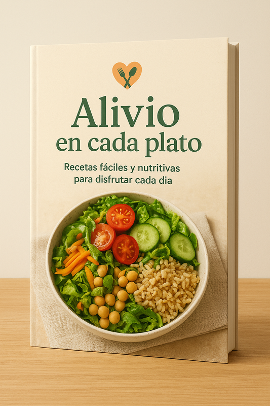 Alivio en Cada Plato – 500 Recetas Saludables + 15 Bonos Exclusivos